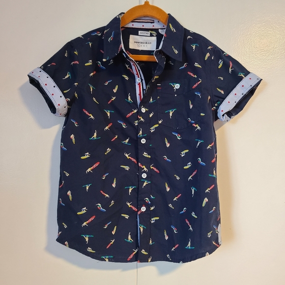 NWOT Boys Collared Cotton Shirt - Picture 1 of 8